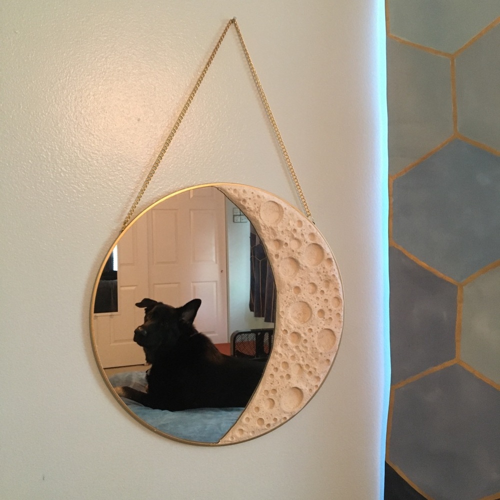 Handmade Moon Mirror - Picture 4 of 4